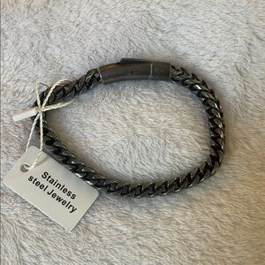 Stainless Steel Chain Bracelet men’s nwt